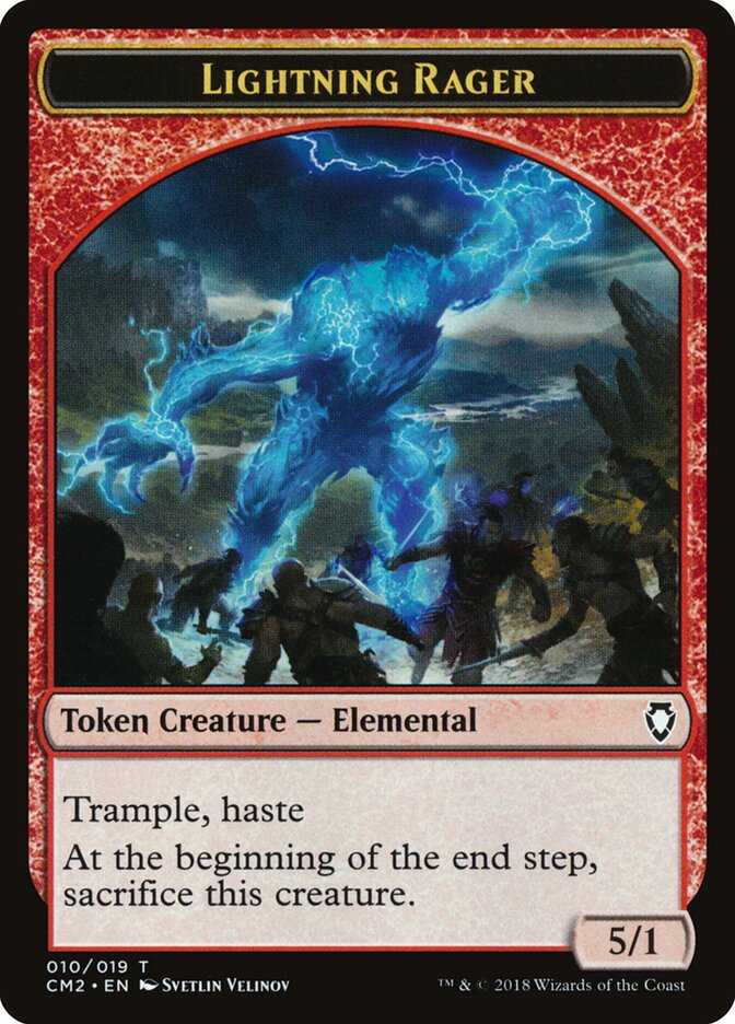 Lightning Rager, Commander Anthology Volume II Tokens · 010