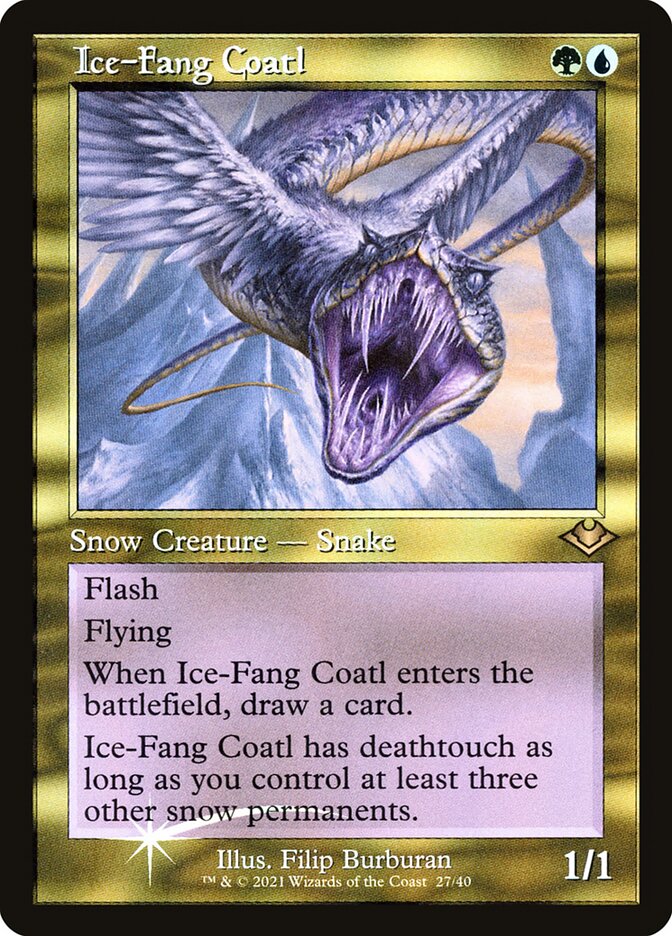 Ice-Fang Coatl, Modern Horizons 1 Timeshifts · 027/040