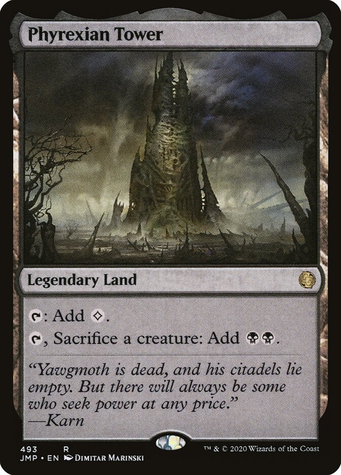 Phyrexian Tower, Jumpstart · 493