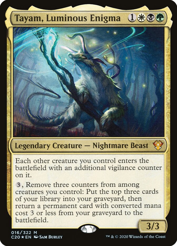 Tayam, Luminous Enigma, Commander 2020 · 016/322