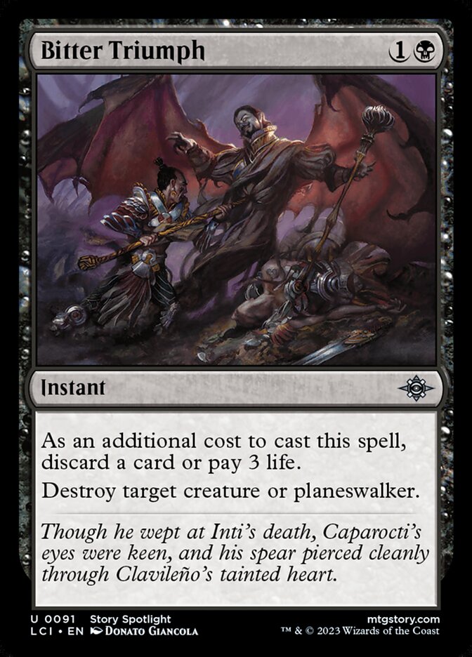 Bitter Triumph, The Lost Caverns of Ixalan · 0091