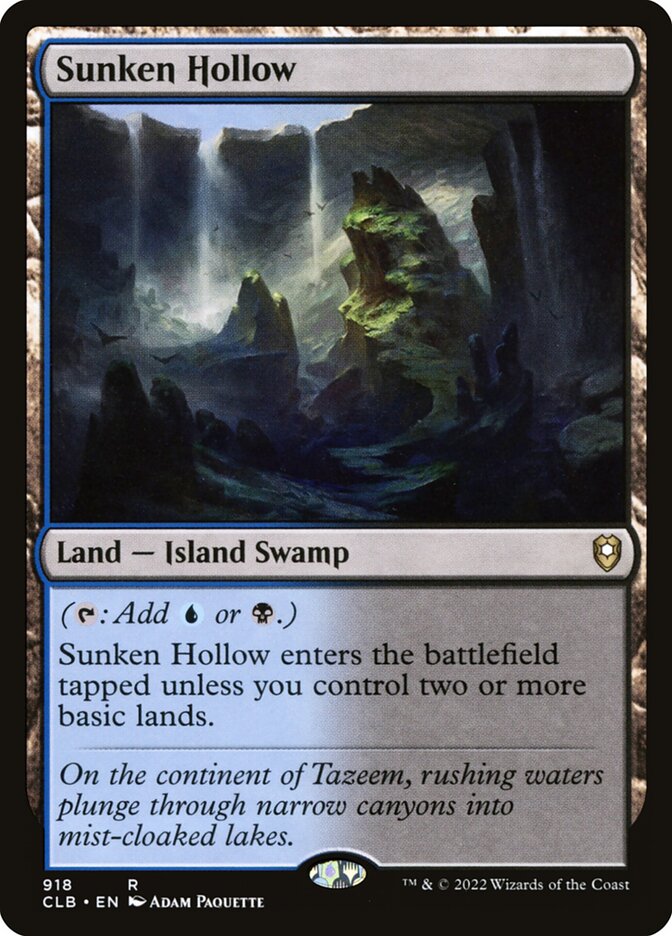 Sunken Hollow, Commander Legends: Battle for Baldur's Gate · 918