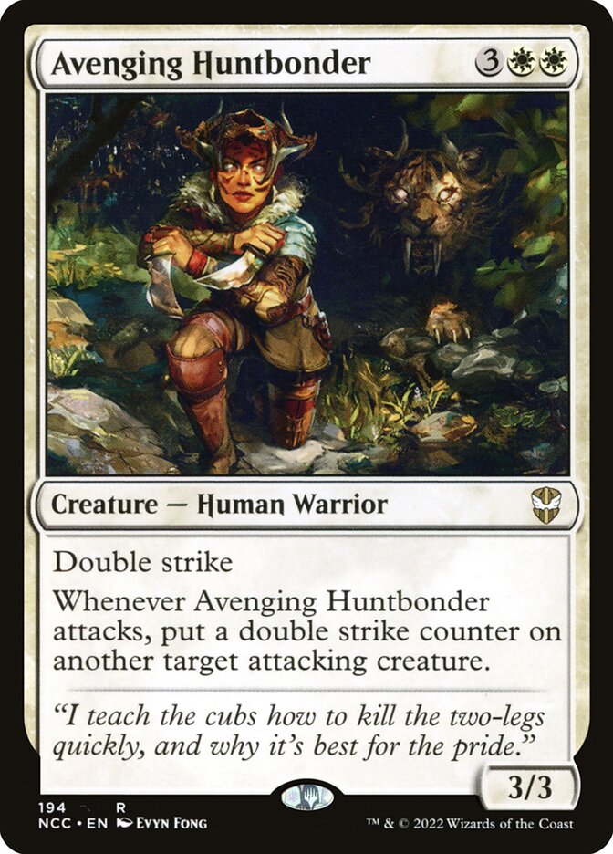 Avenging Huntbonder, New Capenna Commander · 194