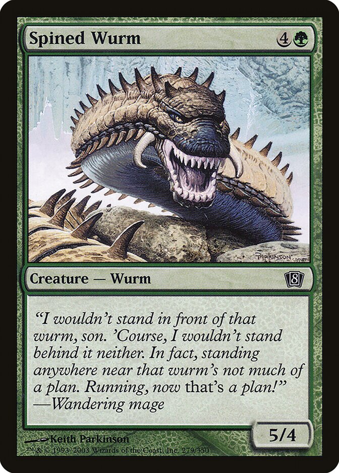 Spined Wurm, Eighth Edition · 279-star