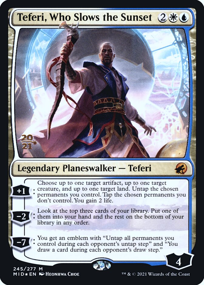 Teferi, Who Slows the Sunset, Innistrad: Midnight Hunt Promos · 245/277