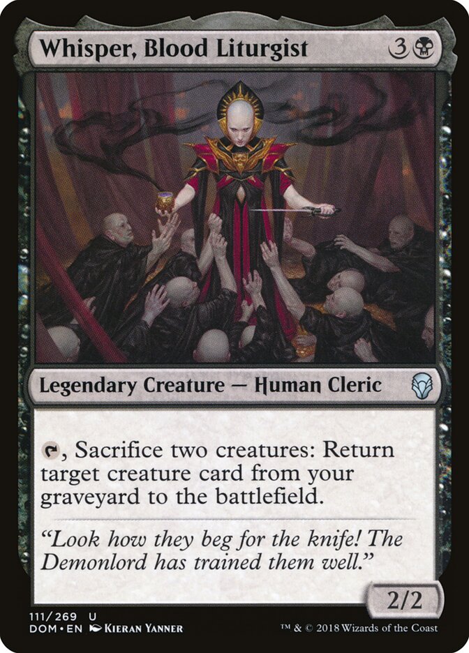 Whisper, Blood Liturgist, Dominaria · 111/269