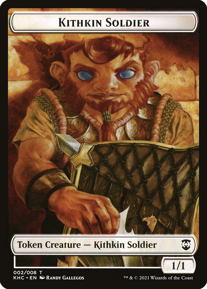 Kithkin Soldier, Kaldheim Commander Tokens · 002