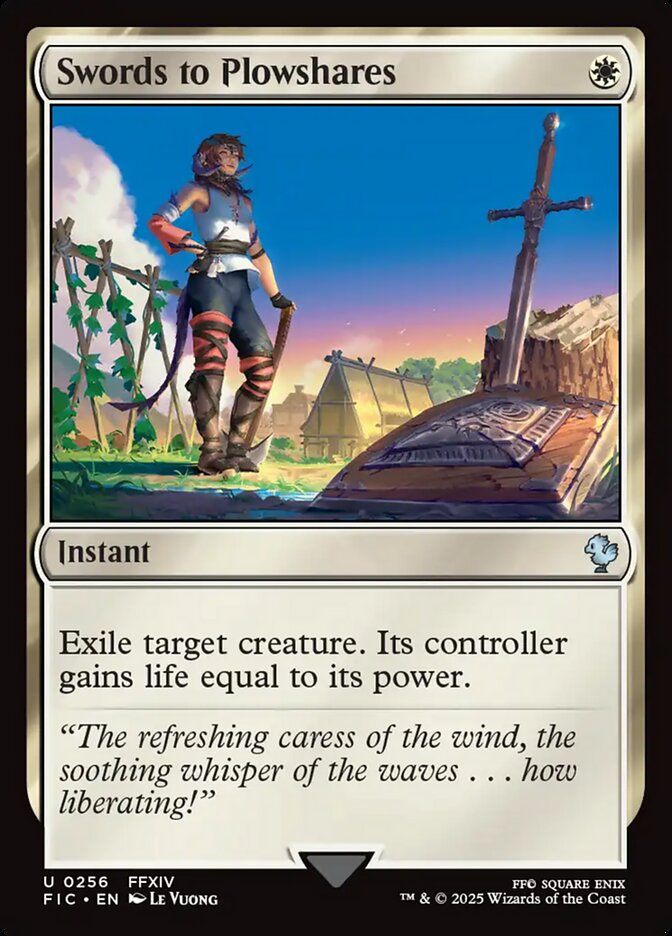 Swords to Plowshares, Final Fantasy Commander · 0256