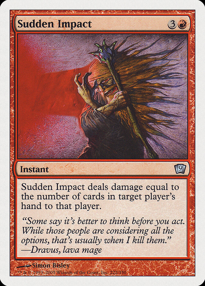 Sudden Impact, Ninth Edition · 222/350