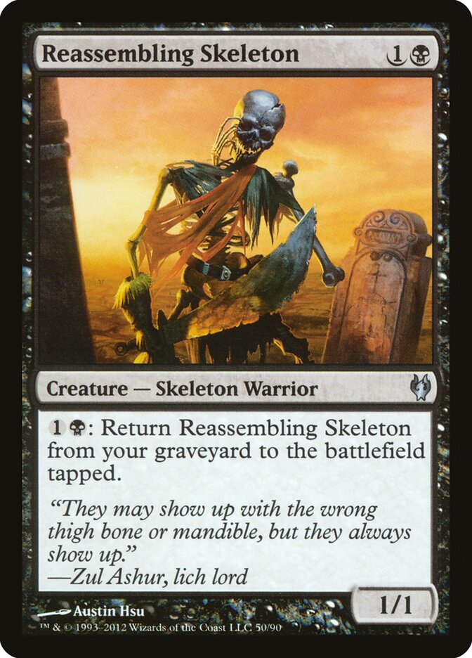 Reassembling Skeleton, Duel Decks: Izzet vs. Golgari · 50/90