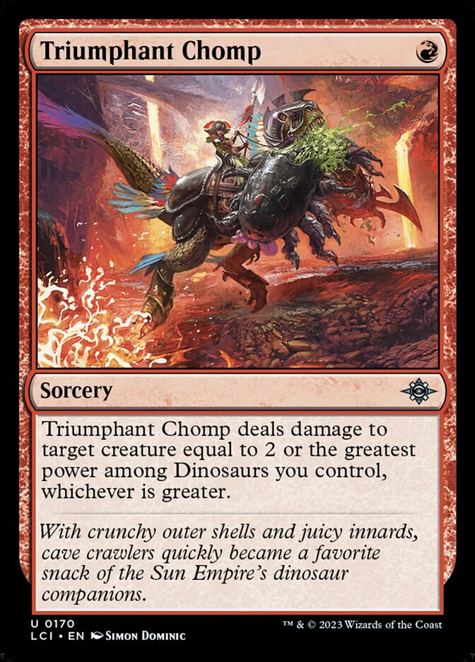 Triumphant Chomp, The Lost Caverns of Ixalan · 0170