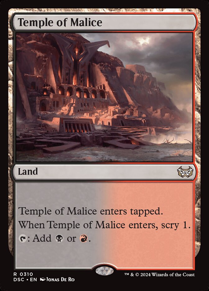 Temple of Malice, Duskmourn: House of Horror Commander · 0310