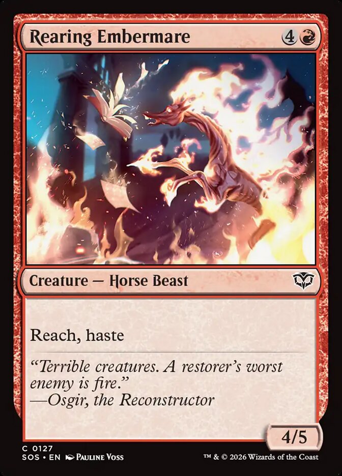Rearing Embermare, Secrets of Strixhaven · 0127
