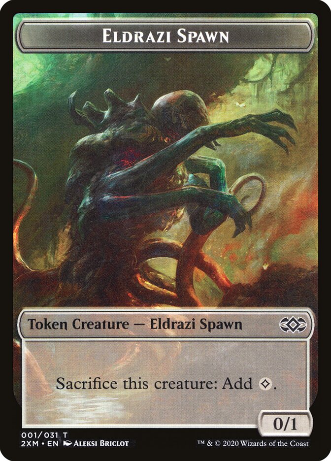 Eldrazi Spawn, Double Masters Tokens · 001