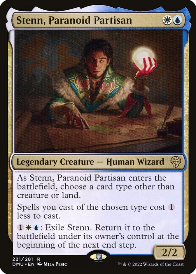 Stenn, Paranoid Partisan, Dominaria United · 221/281