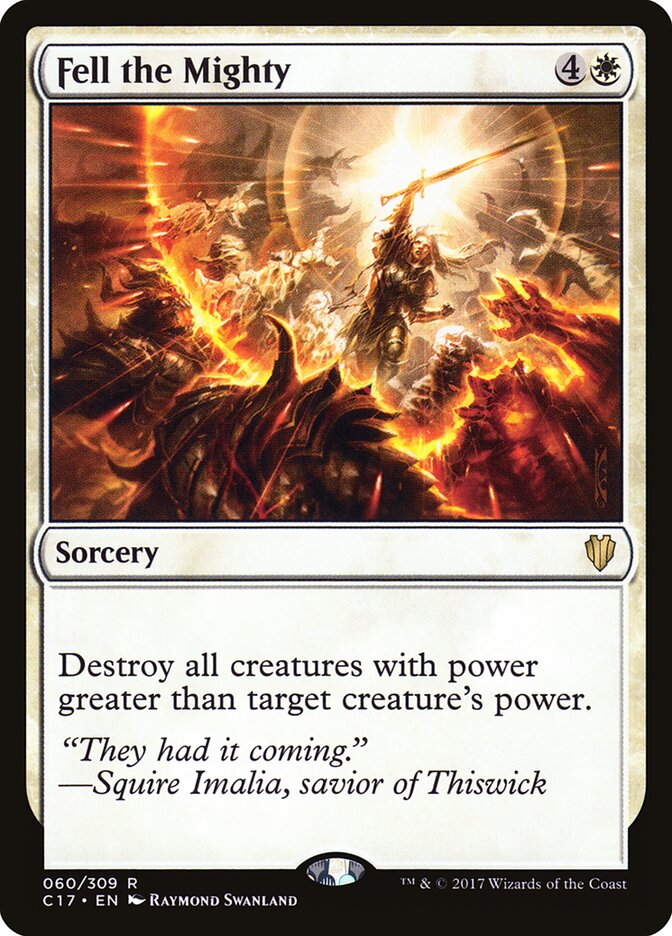 Fell the Mighty, Commander 2017 · 060/309