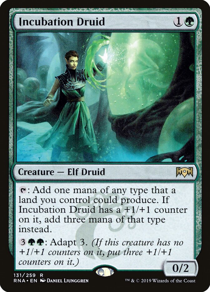 Incubation Druid, Ravnica Allegiance · 131/259