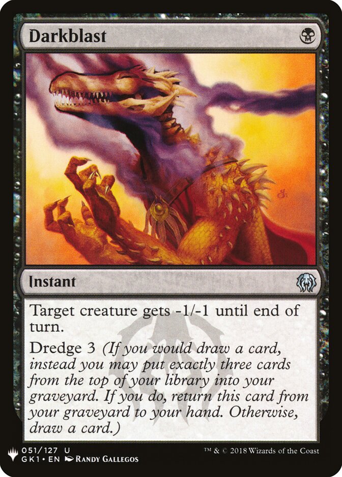 Darkblast, The List · gk1-51