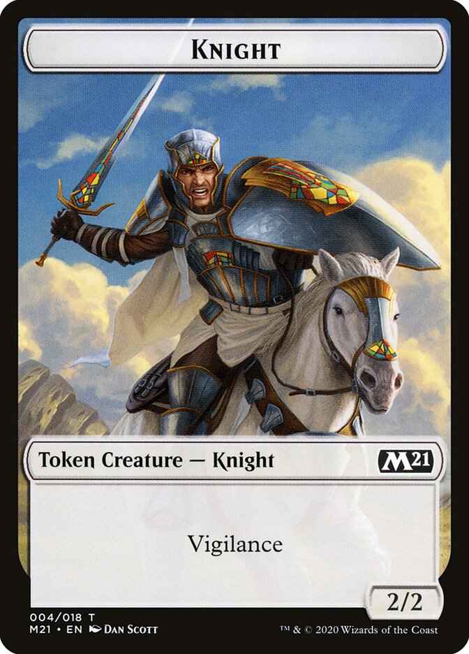 Knight, Core Set 2021 Tokens · 004