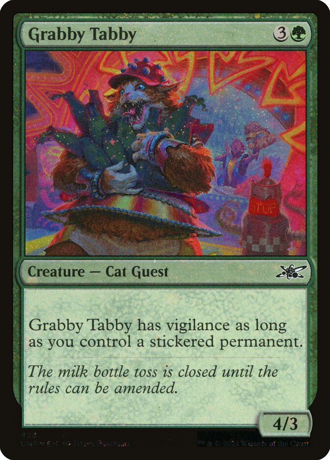 Grabby Tabby, Unfinity · 426
