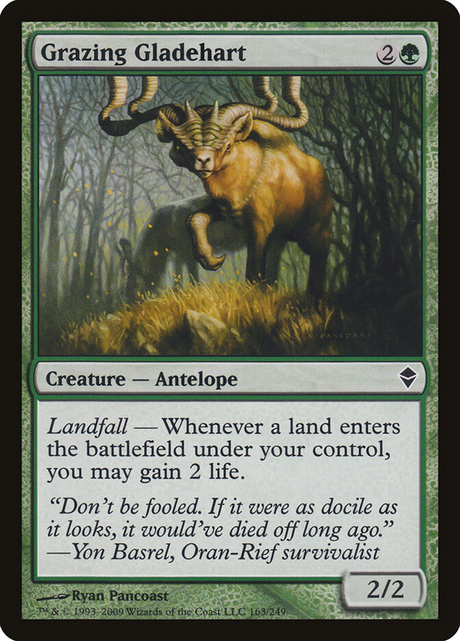Grazing Gladehart, Zendikar · 163/249