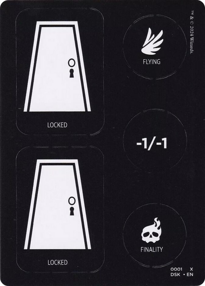 Punchcard // Punchcard, Duskmourn: House of Horror Tokens · 0019