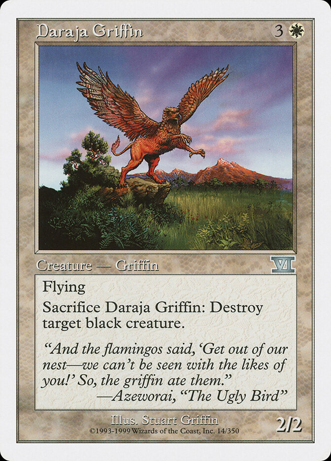 Daraja Griffin, Classic Sixth Edition · 14/350