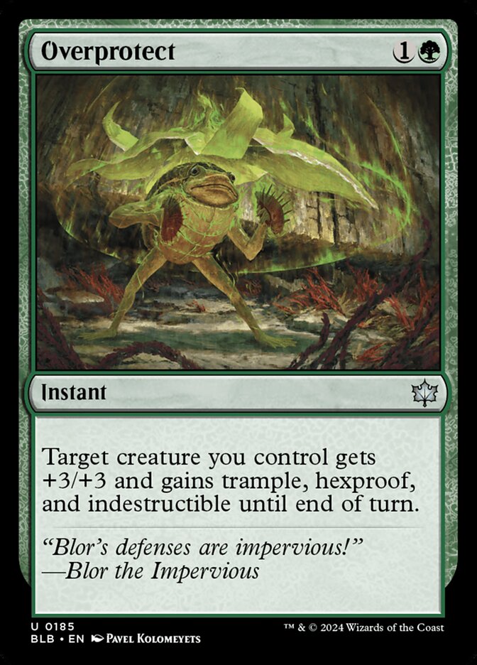 Overprotect, Bloomburrow · 0185