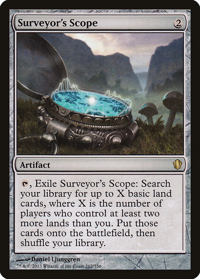 Surveyor's Scope, Commander 2013 · 262/356