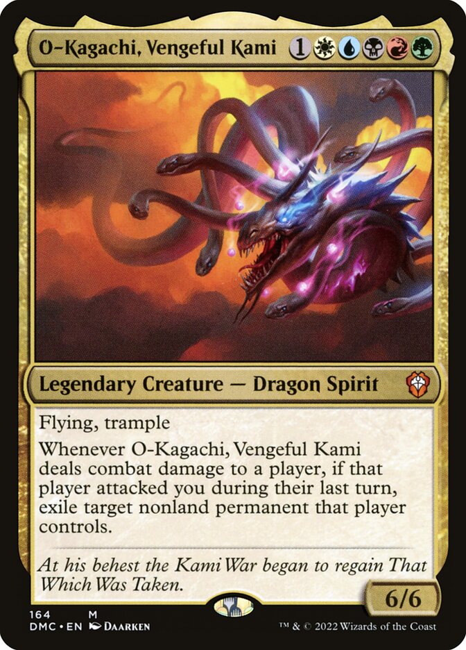 O-Kagachi, Vengeful Kami, Dominaria United Commander · 164