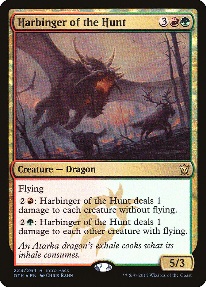 Harbinger of the Hunt, Dragons of Tarkir Promos · 223/264