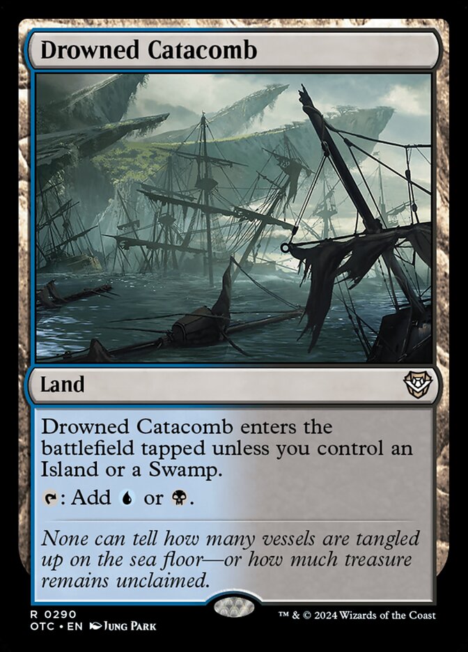 Drowned Catacomb, Outlaws of Thunder Junction Commander · 0290