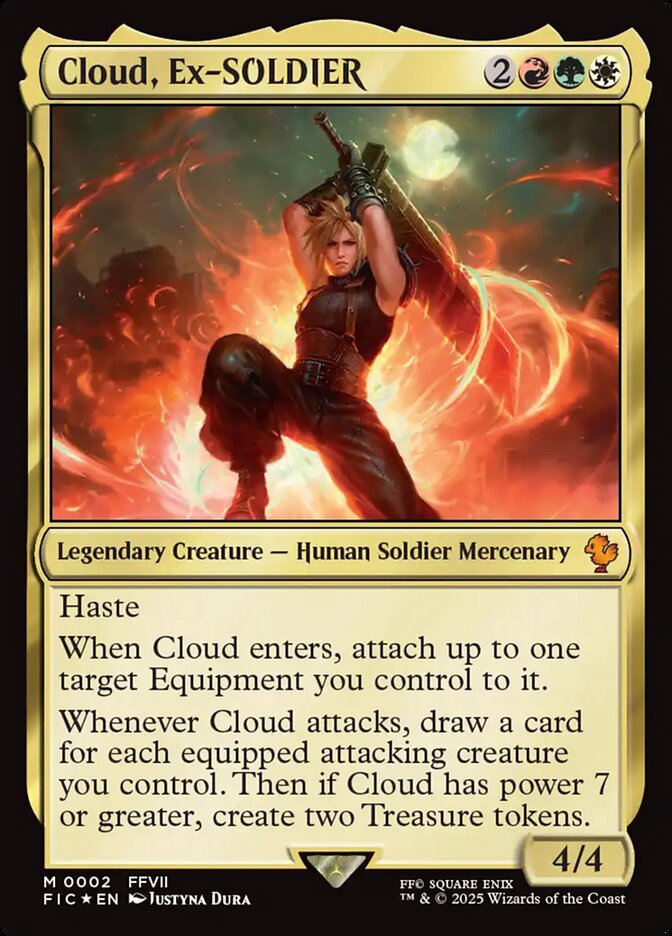 Cloud, Ex-SOLDIER, Final Fantasy Commander · 0002