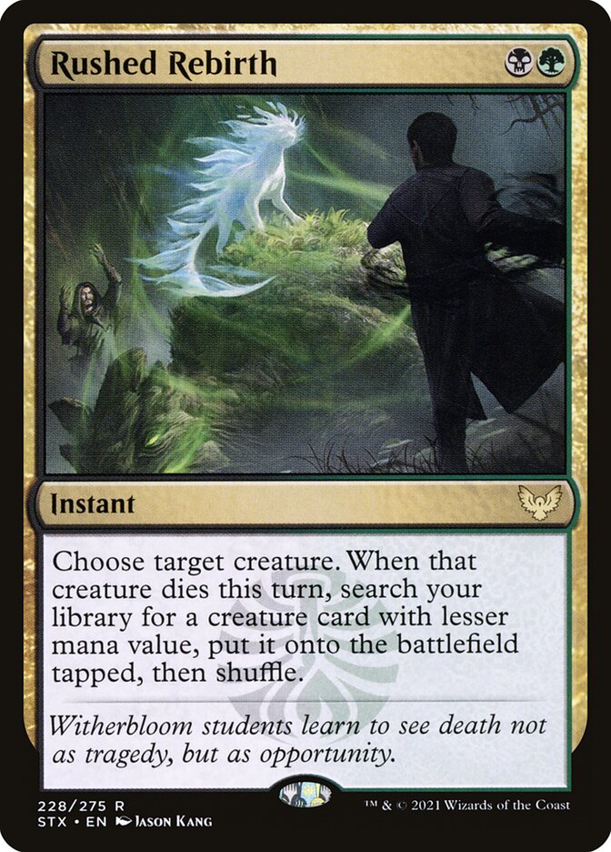Rushed Rebirth, Strixhaven: School of Mages · 228/275