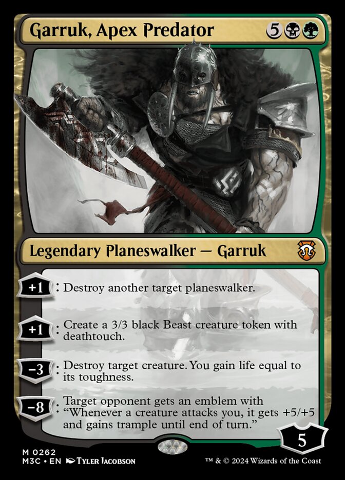 Garruk, Apex Predator, Modern Horizons 3 Commander · 0262