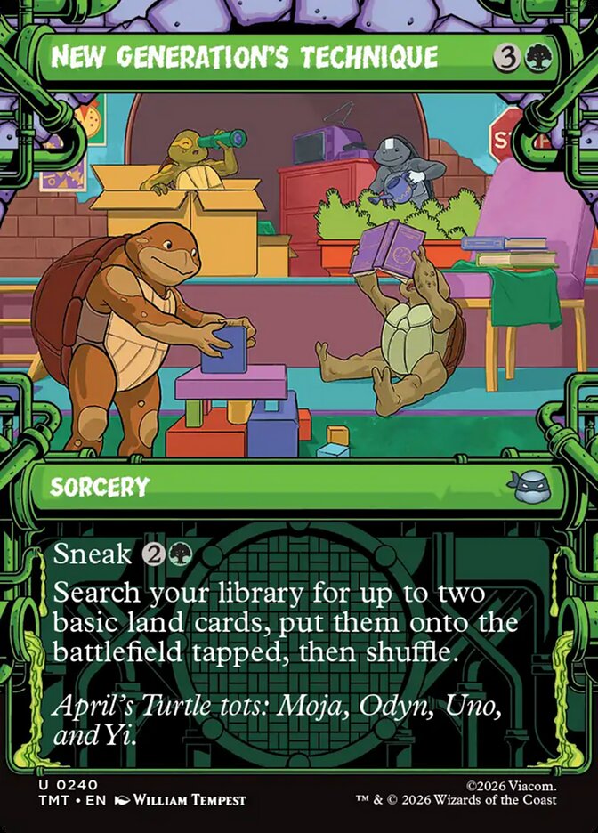 New Generation's Technique, Teenage Mutant Ninja Turtles · 0240