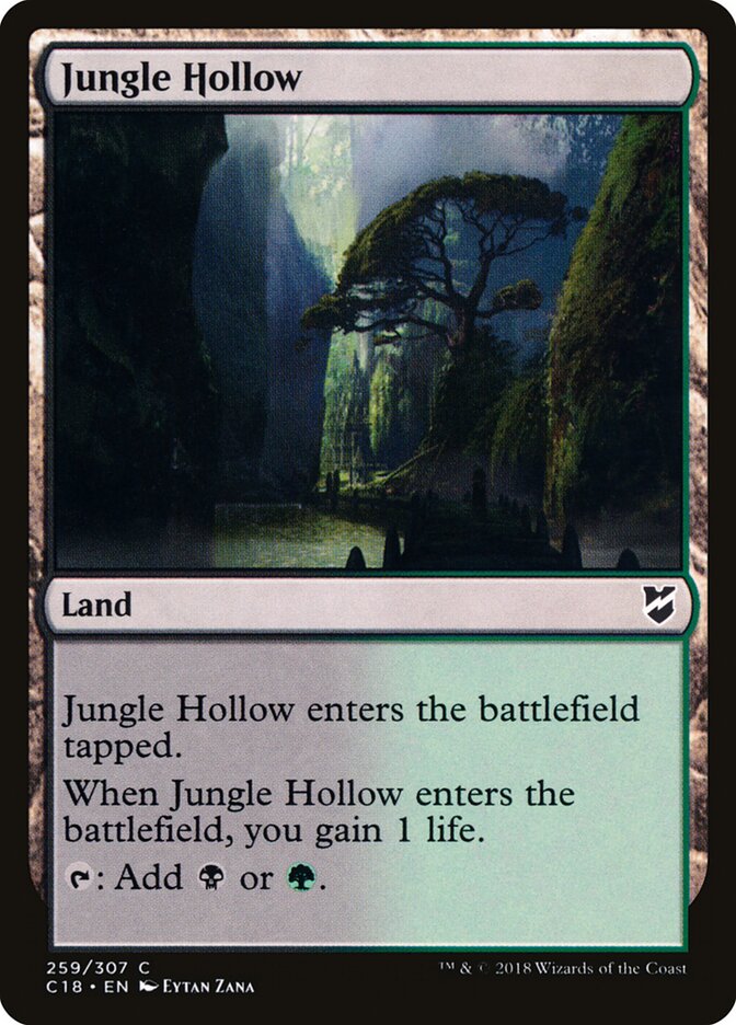 Jungle Hollow, Commander 2018 · 259/307