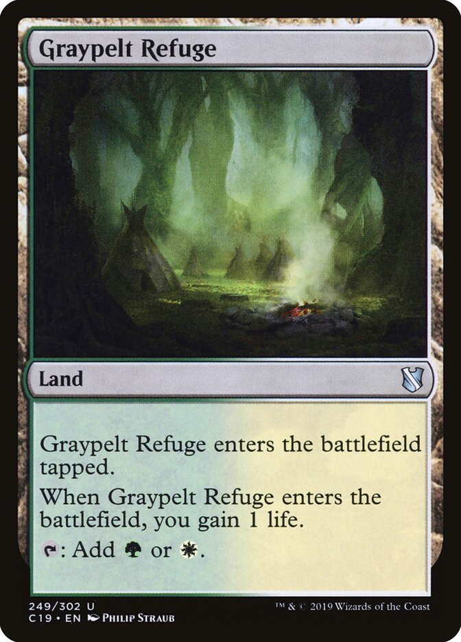 Graypelt Refuge, Commander 2019 · 249/302