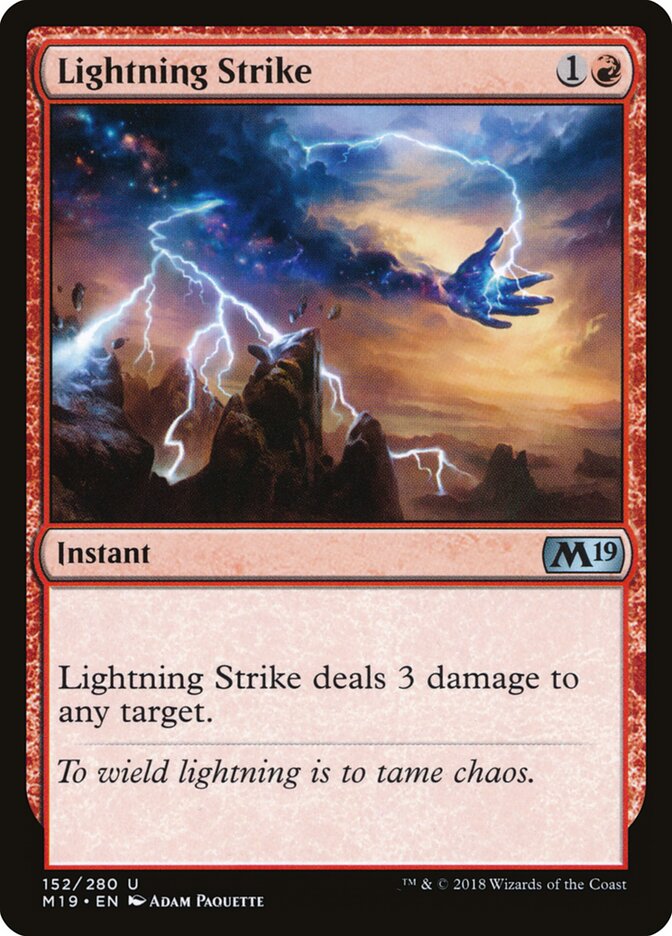 Lightning Strike, Core Set 2019 · 152/280