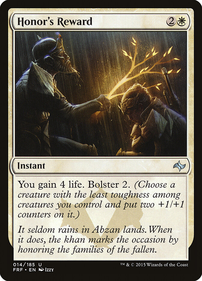 Honor's Reward, Fate Reforged · 014/185