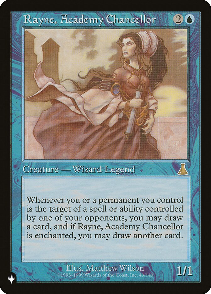 Rayne, Academy Chancellor, The List · uds-43