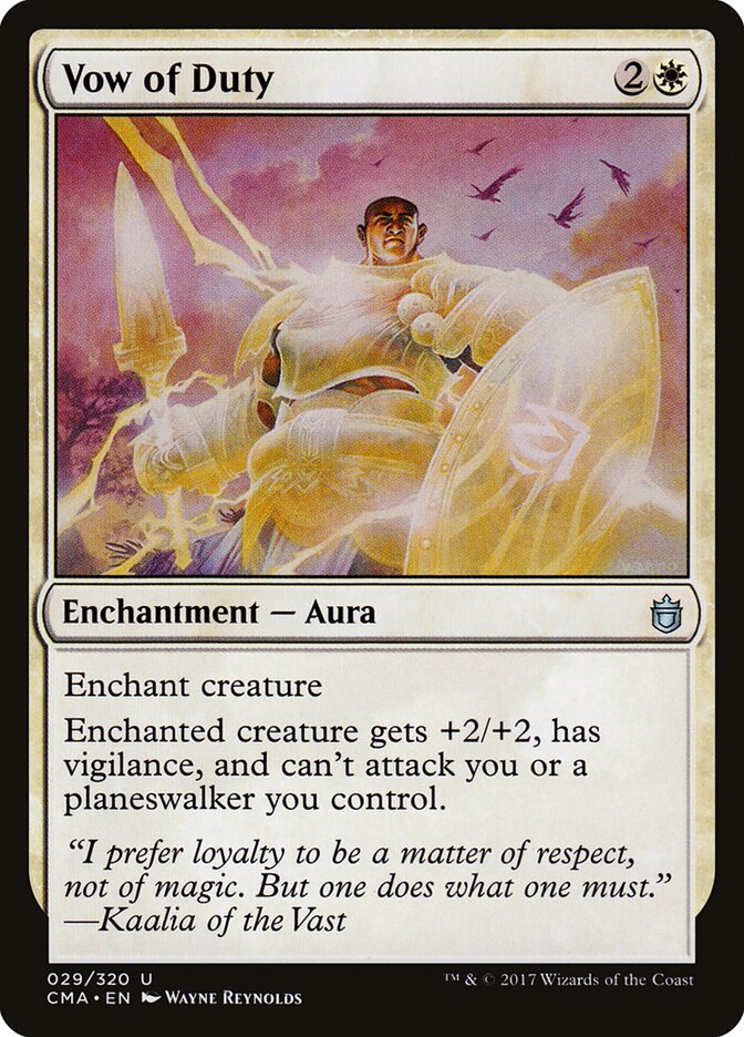 Vow of Duty, Commander Anthology · 029/320