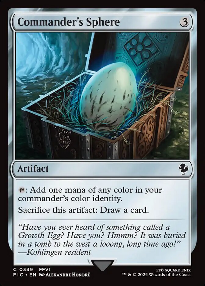 Commander's Sphere, Final Fantasy Commander · 0339