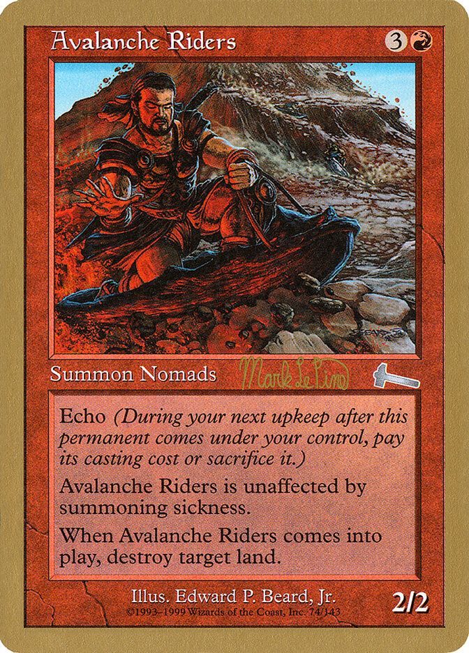 Avalanche Riders, World Championship Decks 1999 · mlp74