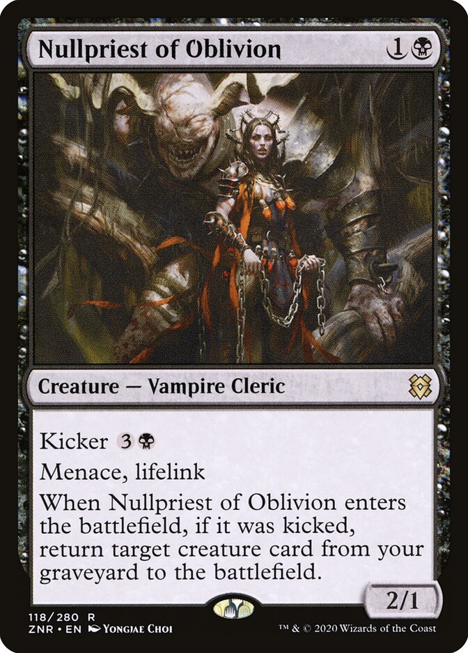 Nullpriest of Oblivion, Zendikar Rising · 118/280