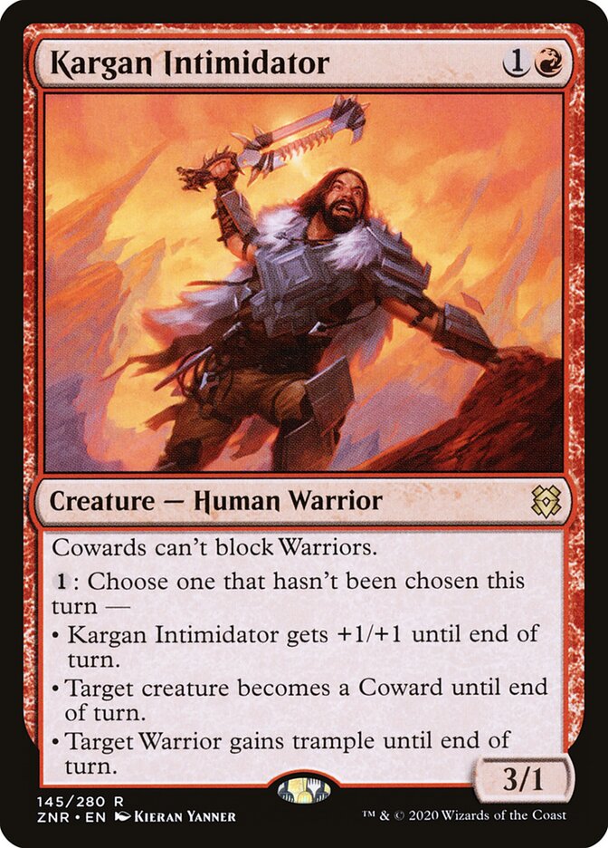 Kargan Intimidator, Zendikar Rising · 145/280