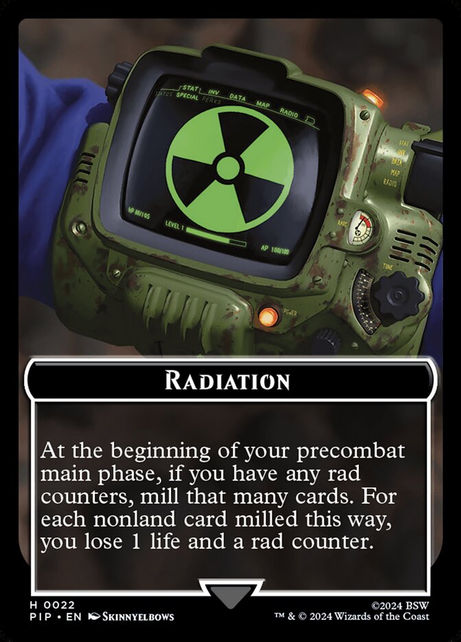 Radiation, Fallout Tokens · 0022