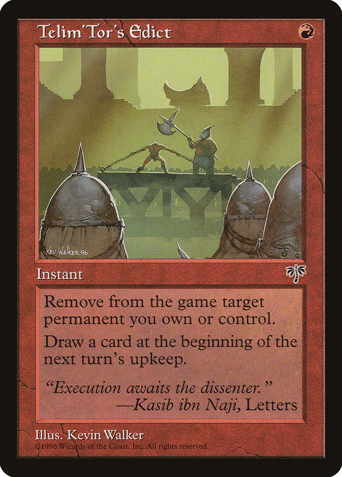 Telim'Tor's Edict, Mirage · 198