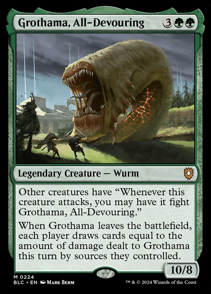 Grothama, All-Devouring, Bloomburrow Commander · 0224