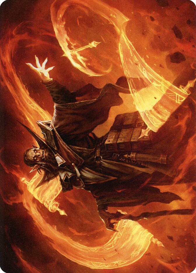 Plargg, Dean of Chaos // Plargg, Dean of Chaos, Strixhaven Art Series · 053